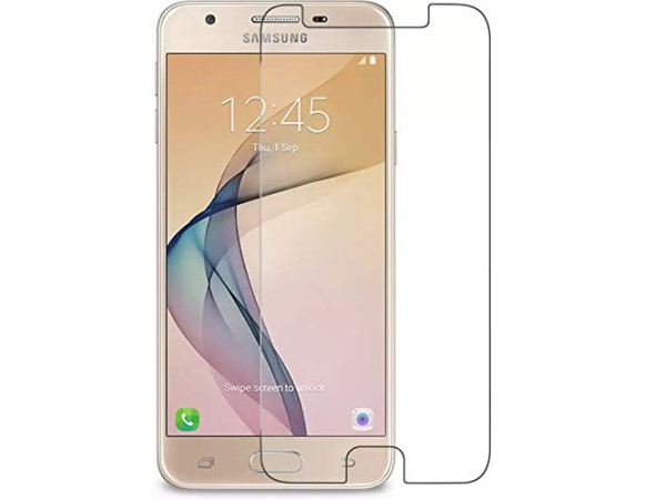 Tempered Glass / Screen Protector Guard Compatible for Samsung Galaxy J5 Prime (Transparent) with Easy Installation Kit (pack of 1)